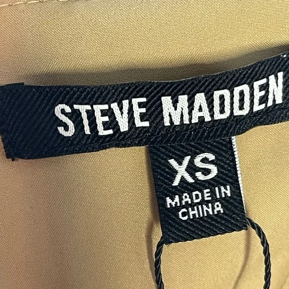 Steve Madden Black Lace Hi-Low Midi Dress with Nude Lining XS NWT Retail $129 - Picture 12 of 16